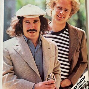 Simon & Garfunkel Greatest Hits Easy Guitar Book, Tablature Music Songbook